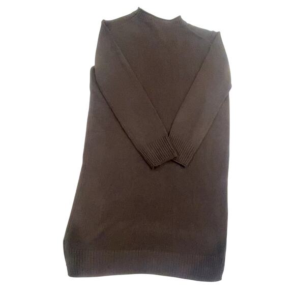 Womens Jessica Simpson Brown Knit Sweater Mini Dress Size Small - Picture 3 of 5